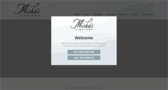 Desktop Screenshot of mishasvineyard.com