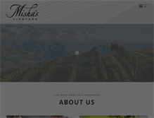 Tablet Screenshot of mishasvineyard.com